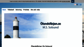 What Olandsfarjan.se website looked like in 2016 (7 years ago)