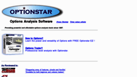 What Optionstar.com website looked like in 2016 (7 years ago)