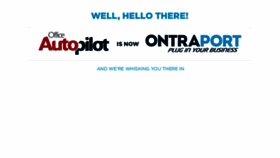 What Officeautopilot.com website looked like in 2016 (7 years ago)