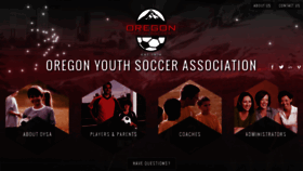 What Oregonyouthsoccer.org website looked like in 2016 (7 years ago)