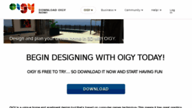 What Oigy.co website looked like in 2016 (7 years ago)