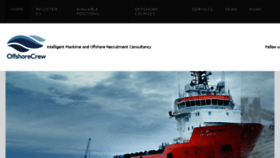 What Offshorecrew.no website looked like in 2016 (9 years ago)