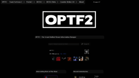 What Optf2.com website looked like in 2016 (7 years ago)
