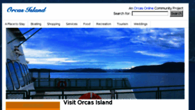 What Orcasisland.org website looked like in 2016 (7 years ago)
