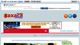 What Oaxacamio.mx website looked like in 2016 (7 years ago)