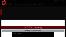 What Octgn.net website looked like in 2016 (7 years ago)
