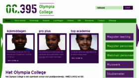 What Olympiacollege.nl website looked like in 2016 (7 years ago)