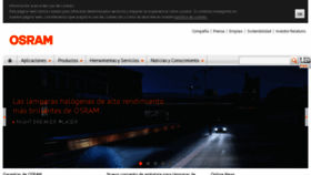 What Osram.es website looked like in 2016 (7 years ago)