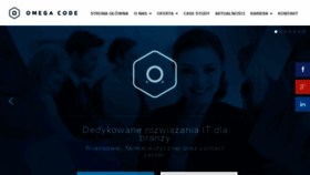 What Omegacode.pl website looked like in 2016 (7 years ago)