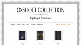 What Oxshottcollection.com website looked like in 2016 (7 years ago)
