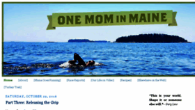 What Onemominmaine.com website looked like in 2016 (7 years ago)