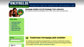 What Onlyfree.de website looked like in 2016 (8 years ago)