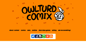 What Owlturd.com website looked like in 2016 (7 years ago)