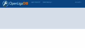 What Openligadb.de website looked like in 2016 (7 years ago)