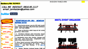 What Organtunggal.com website looked like in 2016 (7 years ago)