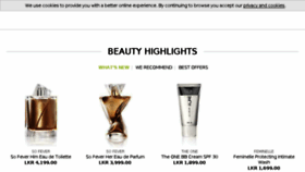 What Oriflame.lk website looked like in 2016 (7 years ago)