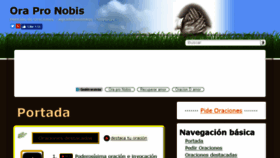 What Orapronobis.net website looked like in 2016 (7 years ago)