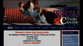 What Ontheruncaninecenter.com website looked like in 2016 (7 years ago)