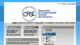 What Orse.org website looked like in 2016 (7 years ago)