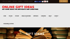What Onlinegiftidea.co.uk website looked like in 2016 (7 years ago)