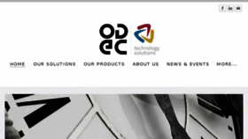 What Odects.com website looked like in 2016 (7 years ago)