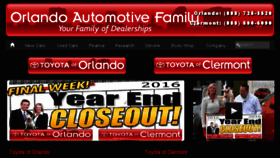 What Orlandoautomotivefamily.com website looked like in 2016 (7 years ago)