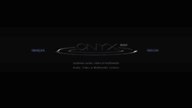 What Onyxaudio.com website looked like in 2016 (7 years ago)