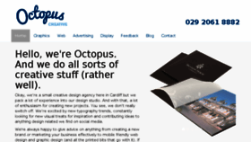 What Octopus-creative.co.uk website looked like in 2016 (7 years ago)