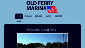 What Oldferrymarina.com website looked like in 2016 (7 years ago)