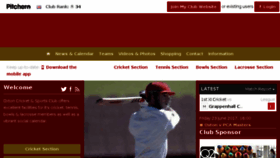 What Oxtoncricketclub.com website looked like in 2016 (7 years ago)