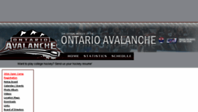 What Ontarioavalanche.com website looked like in 2016 (7 years ago)