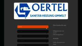 What Oertel-shk.de website looked like in 2016 (7 years ago)
