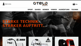 What Otelo-sports.de website looked like in 2016 (7 years ago)