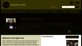 What Ogdentrust.com website looked like in 2016 (7 years ago)