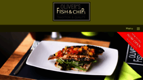 What Oliversfishandchips.com website looked like in 2016 (7 years ago)