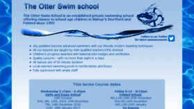 What Otterswimschool.com website looked like in 2016 (7 years ago)