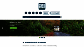 What Openroadscotland.com website looked like in 2016 (7 years ago)