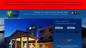 What Orovilleholidayinnexpress.com website looked like in 2016 (7 years ago)