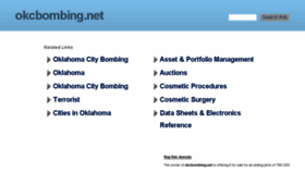 What Okcbombing.net website looked like in 2016 (7 years ago)