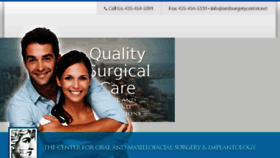 What Oralsurgerycenter.net website looked like in 2016 (7 years ago)