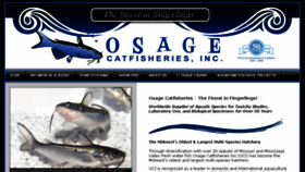 What Osagecatfisheries.com website looked like in 2016 (7 years ago)