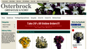 What Osterbrockflorist.com website looked like in 2016 (7 years ago)
