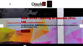 What Omobio.net website looked like in 2017 (7 years ago)