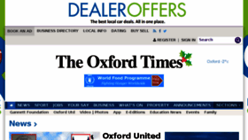 What Oxfordtimes.com website looked like in 2017 (7 years ago)