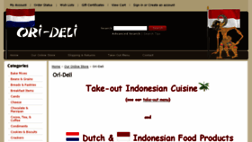 What Orideli.com website looked like in 2017 (7 years ago)