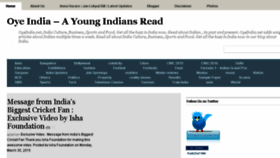 What Oyeindia.net website looked like in 2017 (7 years ago)