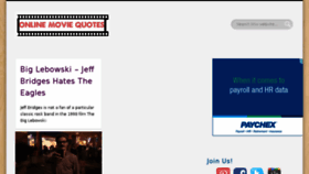 What Onlinemoviequotes.com website looked like in 2017 (7 years ago)