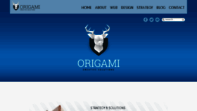 What Origamicreative.com.au website looked like in 2017 (7 years ago)