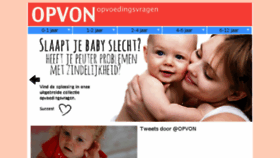 What Opvoedingsvragen.nl website looked like in 2017 (7 years ago)