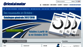 What Orientalmotor.fr website looked like in 2017 (7 years ago)